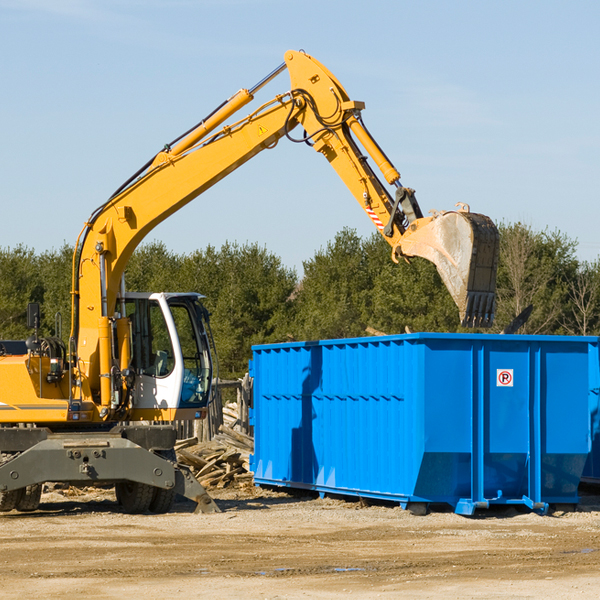 are there any restrictions on where a residential dumpster can be placed in Shelburne Falls